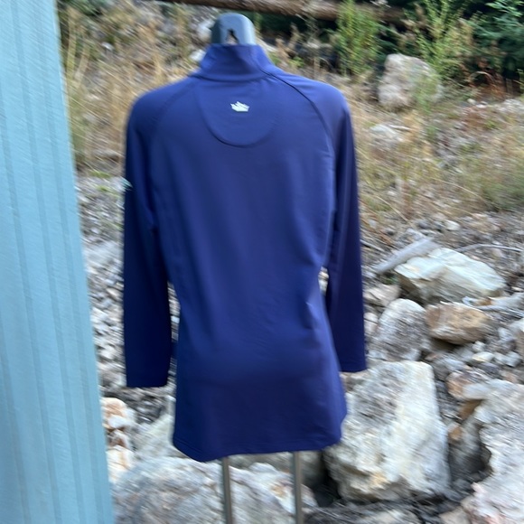 Peter Millar NWOT fitted long sleeve 1/4 zip UPF 50+sun protection shirt size L - Picture 7 of 13